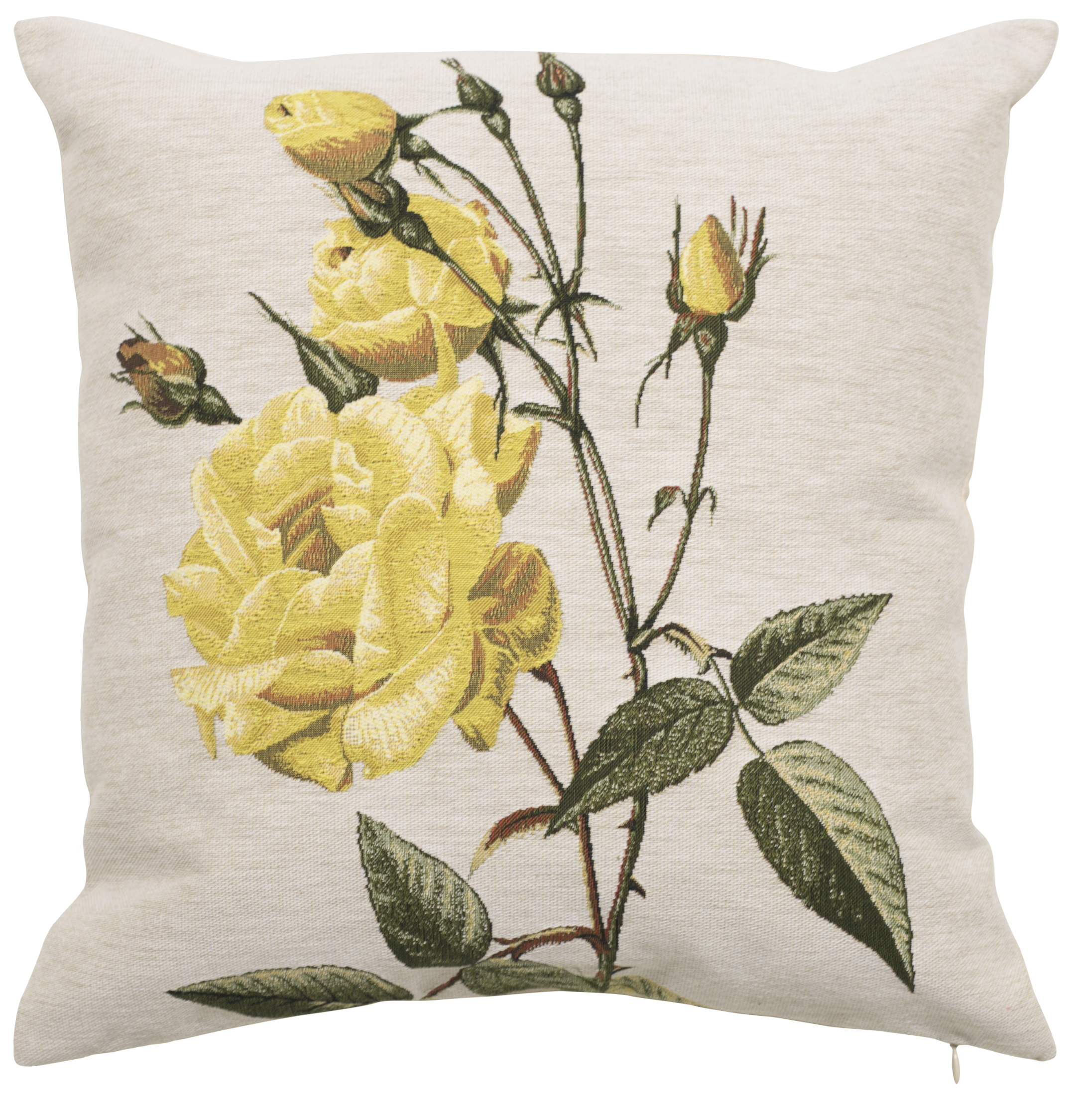 Pillow - Jane - Yellow in White Background