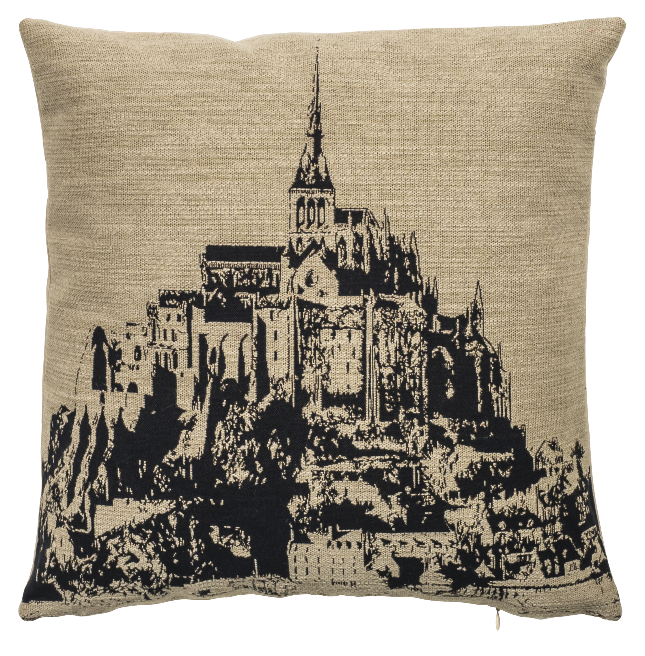 Pillow - Mont Saint Michel 1 - Lin