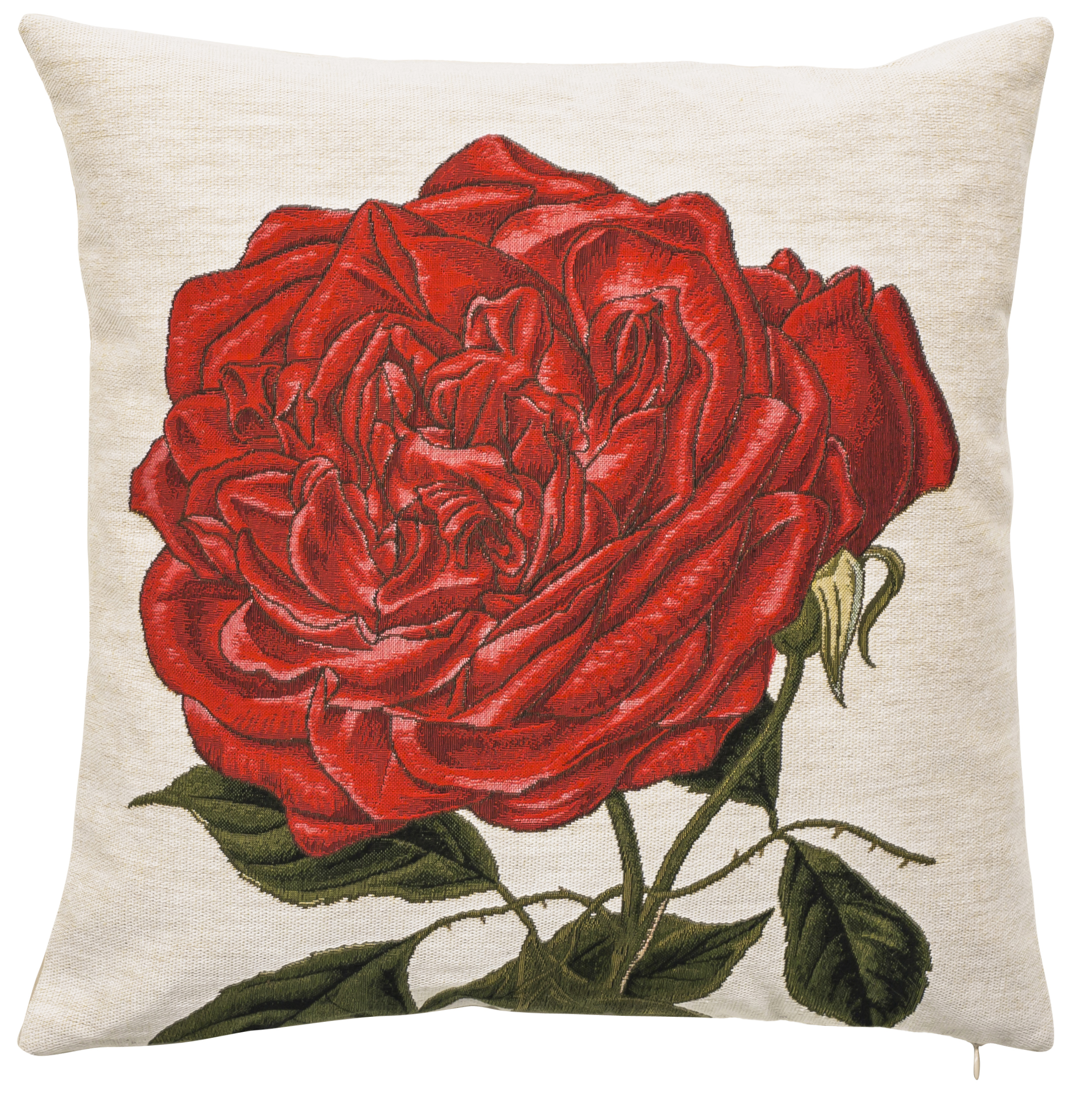 Pillow - Elisabeth - Red in White Background