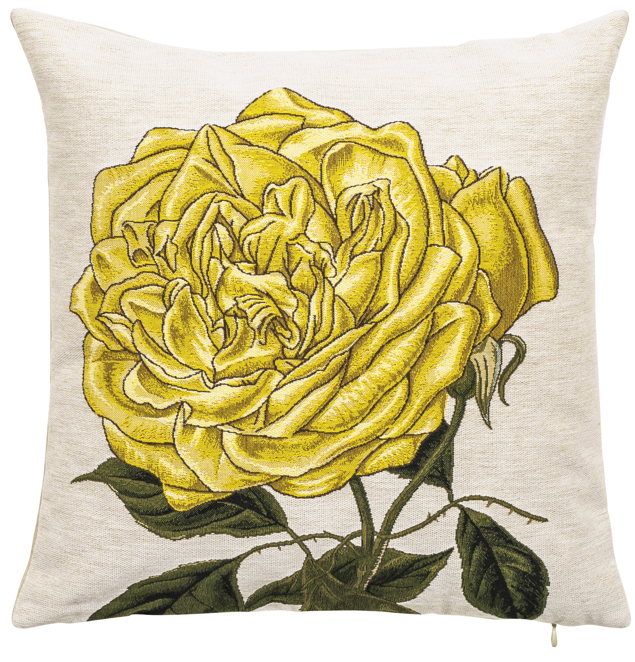 Pillow - Elisabeth - Yellow in White Background