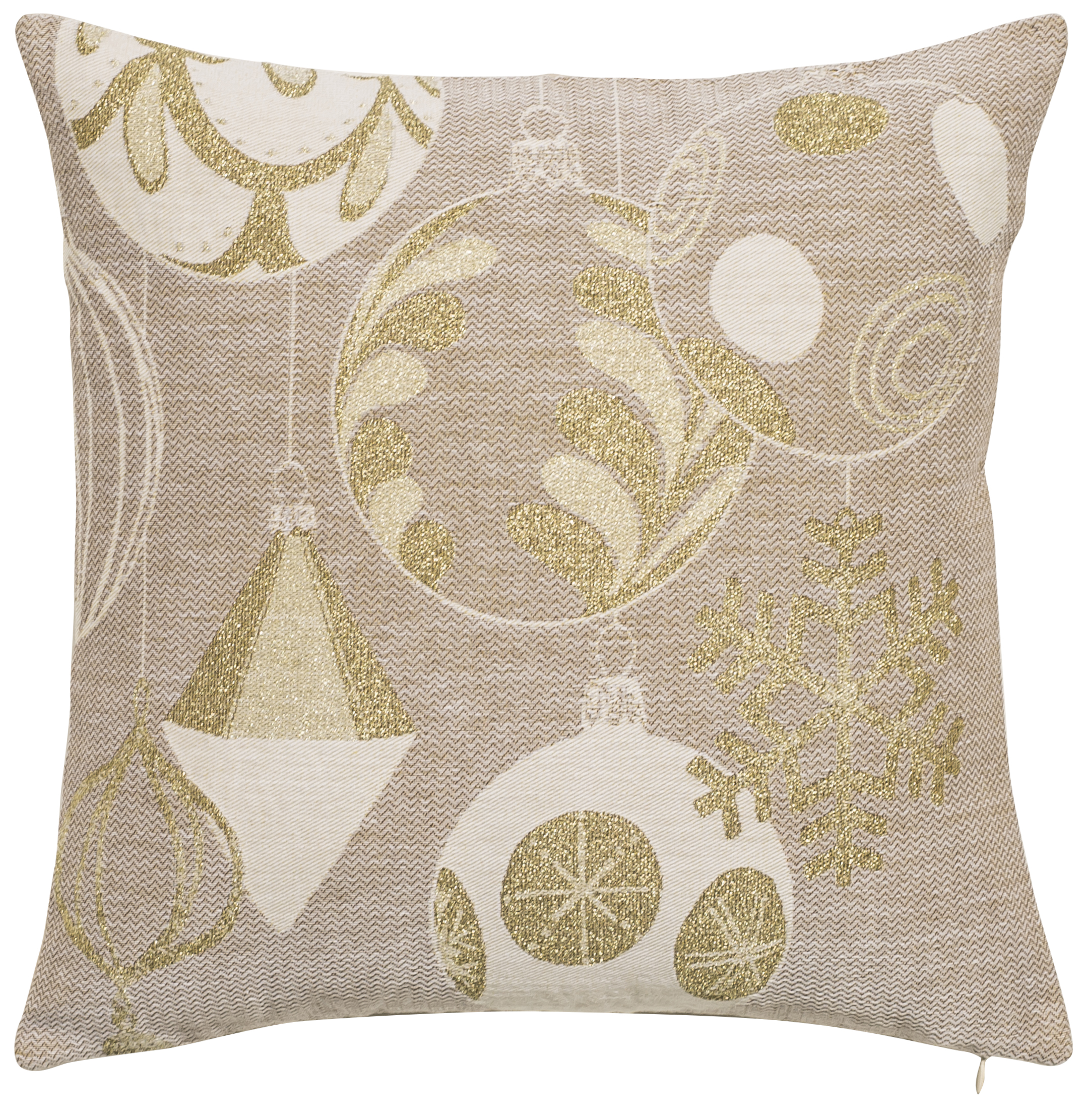 Coussin - Last Christmas B - Lurex Or