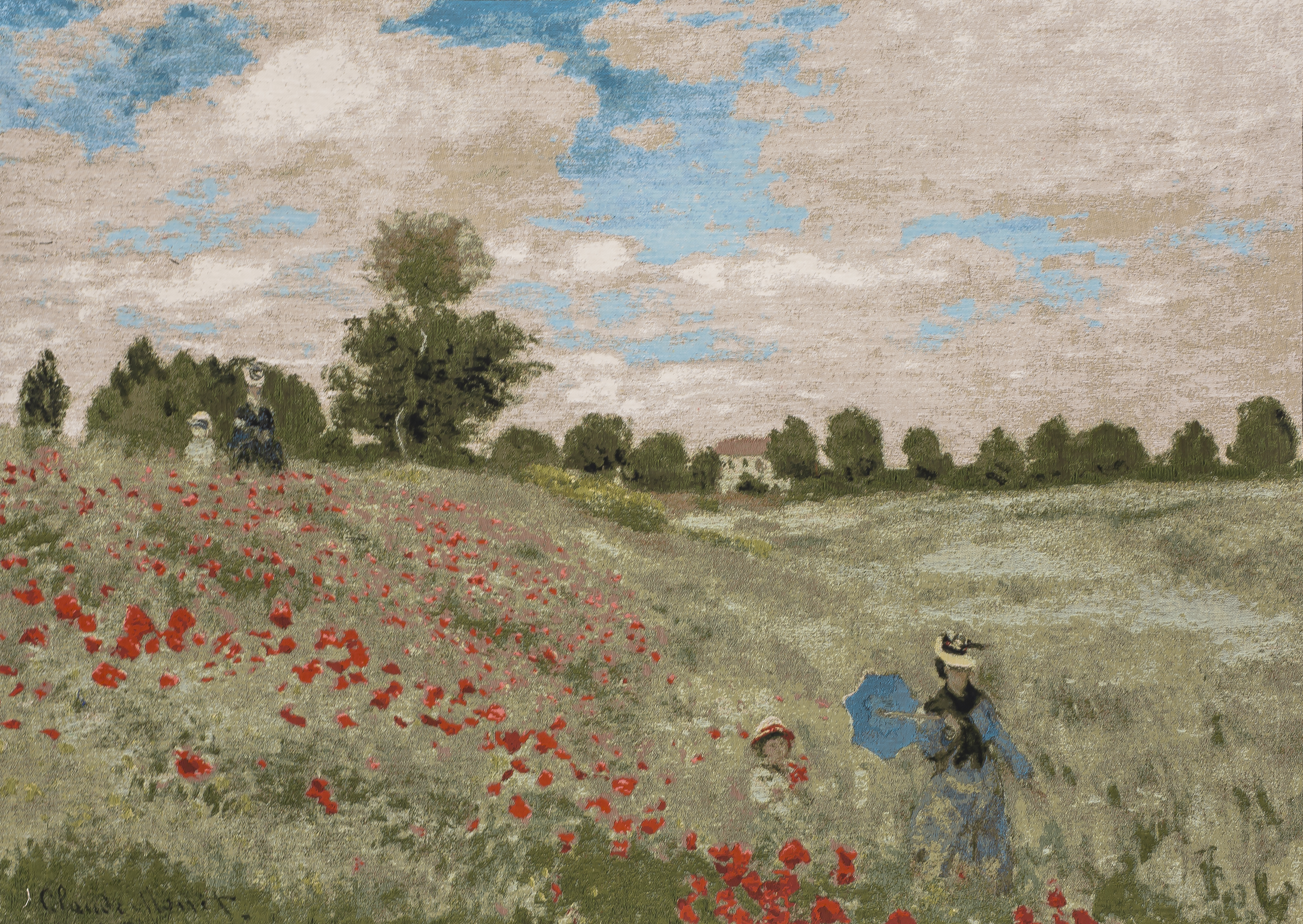 Tapestry - Champ de coquelicots - Monet